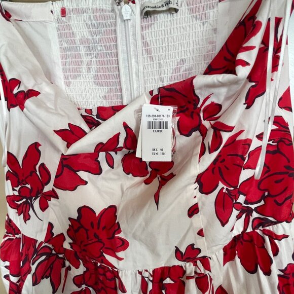 Abercrombie & Fitch Strapless Drop-Waist Maxi Dress strapless maxi dress sz XL - Picture 5 of 5